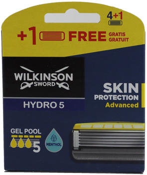 Wilkinson Sword Hydro5 Skin Protection Advanced Rasierklingen (4+1 Stk.)