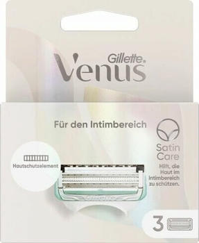 Gillette Venus Satin Care Rasierklingen für den Intimbereich (3 Stk.)