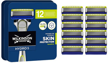 Wilkinson Sword Hydro 5 Skin Protection Sensitive Rasierklingen (12 Stk.)