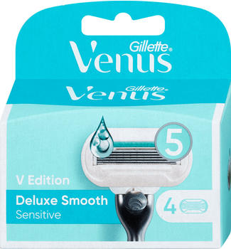 Gillette Venus V Edition Deluxe Smooth Sensitive Ersatzklingen (4 Stk.)