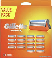 Gillette Fusion5 Systemklingen 18er Ersatzklingen, 18 St&uuml;ck