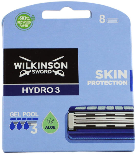 Wilkinson Sword Hydro 3 Skin Protection Rasierklingen (8 Stk.)