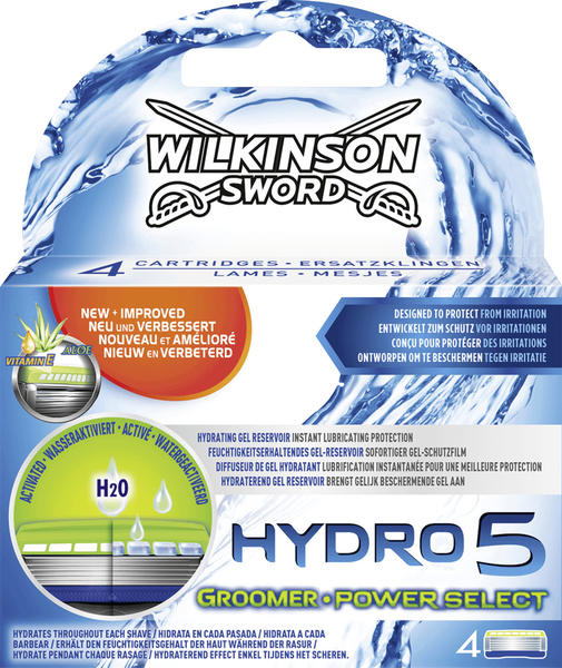 Wilkinson Sword Hydro 5 Power Select Rasierklingen (4 Stk.)