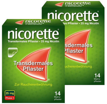 nicorette TX Pflaster 25mg (2x14 Stk.)