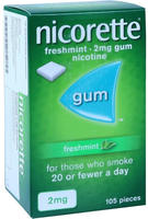 Nicorette Kaugummi 2 mg freshmint - Reimport 105 St