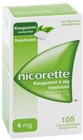 nicorette Kaugummi 4mg freshmint zur Rauchentw&ouml;hnung 105 St