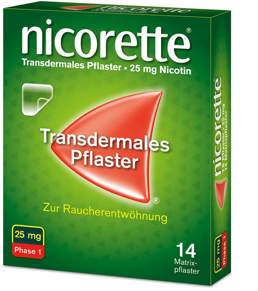 nicorette TX Pflaster 25 mg (14 Stk.)