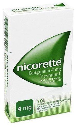 Nicorette Freshmint 4 mg Kaugummi 30 St.