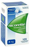 nicorette Kaugummi 4mg whitemint 105 St