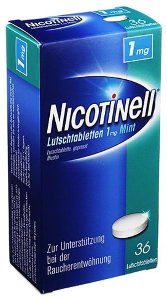 Nicotinell 1mg Lutschtabletten 1 mg Mint (36 Stk.)