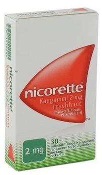 nicorette 2 mg Freshfruit Kaugummi (30 Stk.)