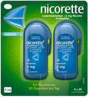 nicorette Lutschtablette freshmint 2 mg Nikotin 80 St