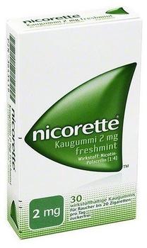 Nicorette Freshmint 2 mg Kaugummi 30 St.