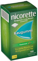 Nicorette Kaugummi 4 mg freshmint - Reimport 105 St