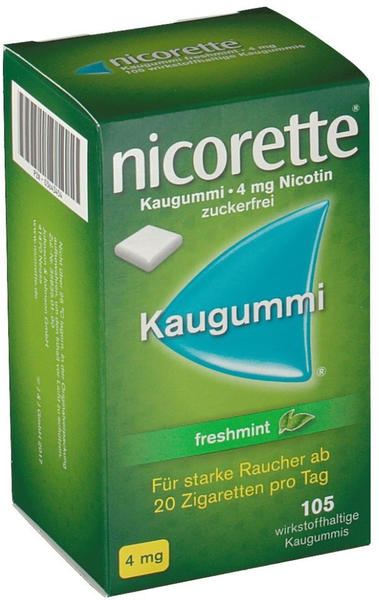nicorette 4 mg Freshmint Kaugummi (105 Stk.)