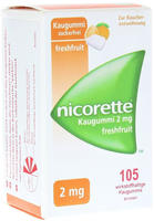 Nicorette Kaugummi 2 mg freshfruit - Reimport 105 St