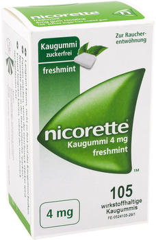nicorette 4 mg Freshmint Kaugummi (105 Stk.)