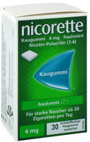 Nicorette Kaugummi 4 mg freshmint - Reimport 30 St