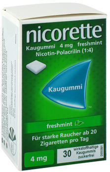 nicorette 4 mg Freshmint Kaugummi (30 Stk.)