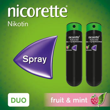 Johnson & Johnson Nicorette Spray fruit & mint 1 mg (2 Stk.)
