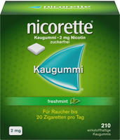 nicorette Kaugummi 2mg freshmint 210 St