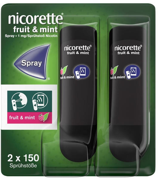 Nicorette Fruit & Mint Spray 1mg/Sprühstoß NFC (2 Stk.)