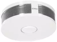 Gira Rauchmelder Dual Q 233602, Funk vernetzbar, 10 Jahre Laufzeit, 85 dB, mit