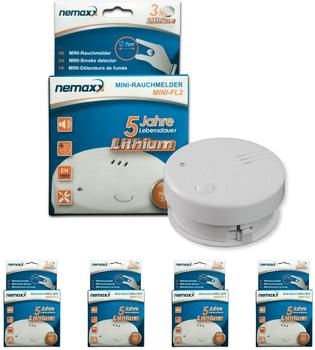 Nemaxx 4x Nemaxx Mini-FL2 Rauchmelder - nach EN 14604
