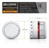 Brandson 3x Mini Rauchalarm LED Indikator Prüftaste (1567)