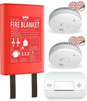 Elro Brandschutzset 2X Magnetklebe CO-Melder (FF040411)