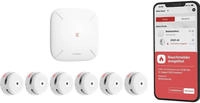 X-Sense FS61 6 1 RF-Rauchmelder-Set mit Gateway 6&times;XS01-M 1&times;SBS50...