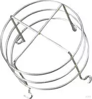 Schutzkorb, Hekatron SRS 01, f&uuml;r Rauchschalter, Stahl, vernickelt