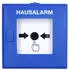Hager BEKA Funk-Druckknopfmelder Hausalarm, blau (RFM200D)