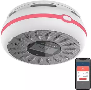 VisorTech 2in1 WLAN-Rauch- & CO-Melder 85dB 10-Jahres-Batterie App