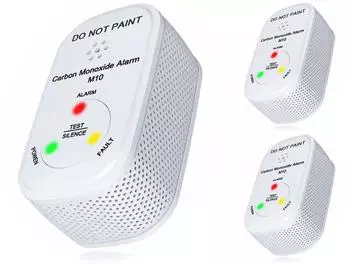 Nemaxx M10 Mini CO-Melder 85dB EN 50291-1 3er-Set
