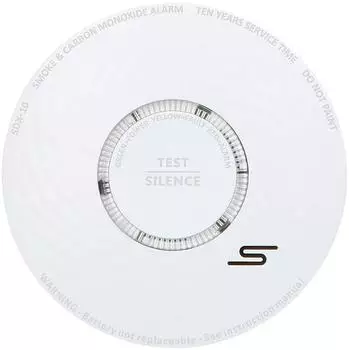 Alecto SDX10 Rauch- und Kohlenmonoxidmelder-Set, Wei&szlig; (SDX10)