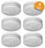 Elro Rauchmelder vernetzbar 230V mit Backup-Batterie, 6er Set (FS110561P)