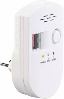 VisorTech Steckdosen-Multi-Gasmelder für Erdgas und Autogas (NX6975-944)