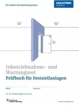 Hekatron IW-Set RS Prüfbuch Inbetriebnahme- und Wartungsset nach DIN 14677 (7001949)