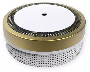 Nemaxx M1-Mini Rauchwarnmelder photoelektrisch, 85dB, 3V Lithium, gold (VDS G216020)