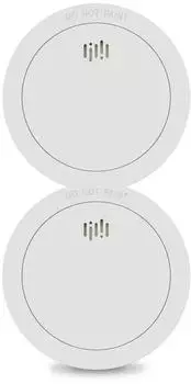 Alecto SD1030 2x Rauchmelder-Set, 10 Jahre Batterie- und Sensorlebensdauer, weiß (SD1030 2X)