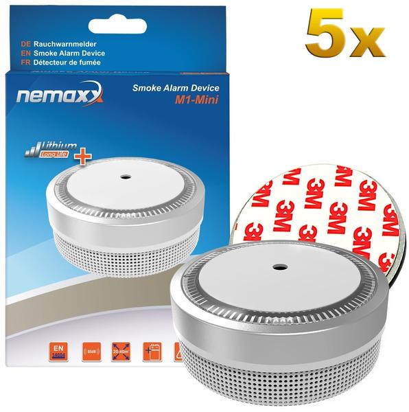 Nemaxx M1-Mini silber inkl. Magnethalterung 5 St.