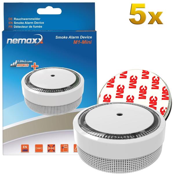 Nemaxx M1-Mini weiß inkl. Magnethalterung 5 St.
