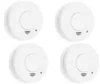 Smartwares Rauchmelder RM250/4, mit Batterie, 85 dB, 4 St&uuml;ck