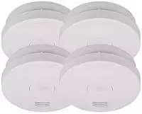 Brennenstuhl 1290050004, Brennenstuhl Rauchwarnmelder 4er Set batteriebetrieben