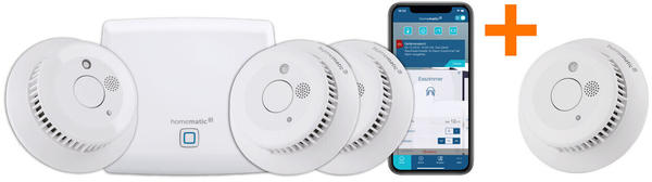 Homematic IP Smart Home Starter Set Rauchwarnmelder PLUS