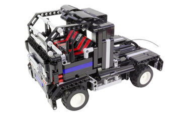 Tekno Toys Active Bricks RC 2in1 Truck & Sportwagen schwarz