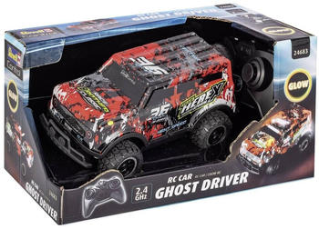 Revell Ghost Driver 1:22 RC Elektro Straßenmodell mit Lichteffekt rot (24683)