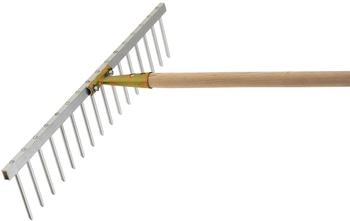 Siena Garden Leichtmetallrechen 62cm 16 Zinken verstellbar (02297/63)