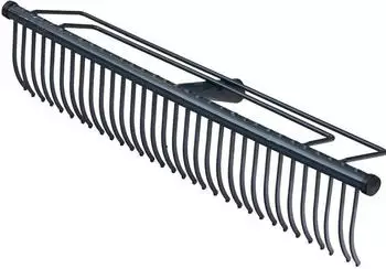 Siena Garden Rasenrechen 32 Zinken, 60cm, Stahl pulverbeschichtet anthrazit (T42435)